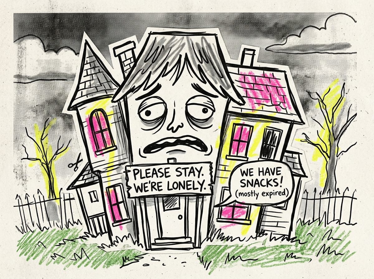 haunted house that wants you to stay