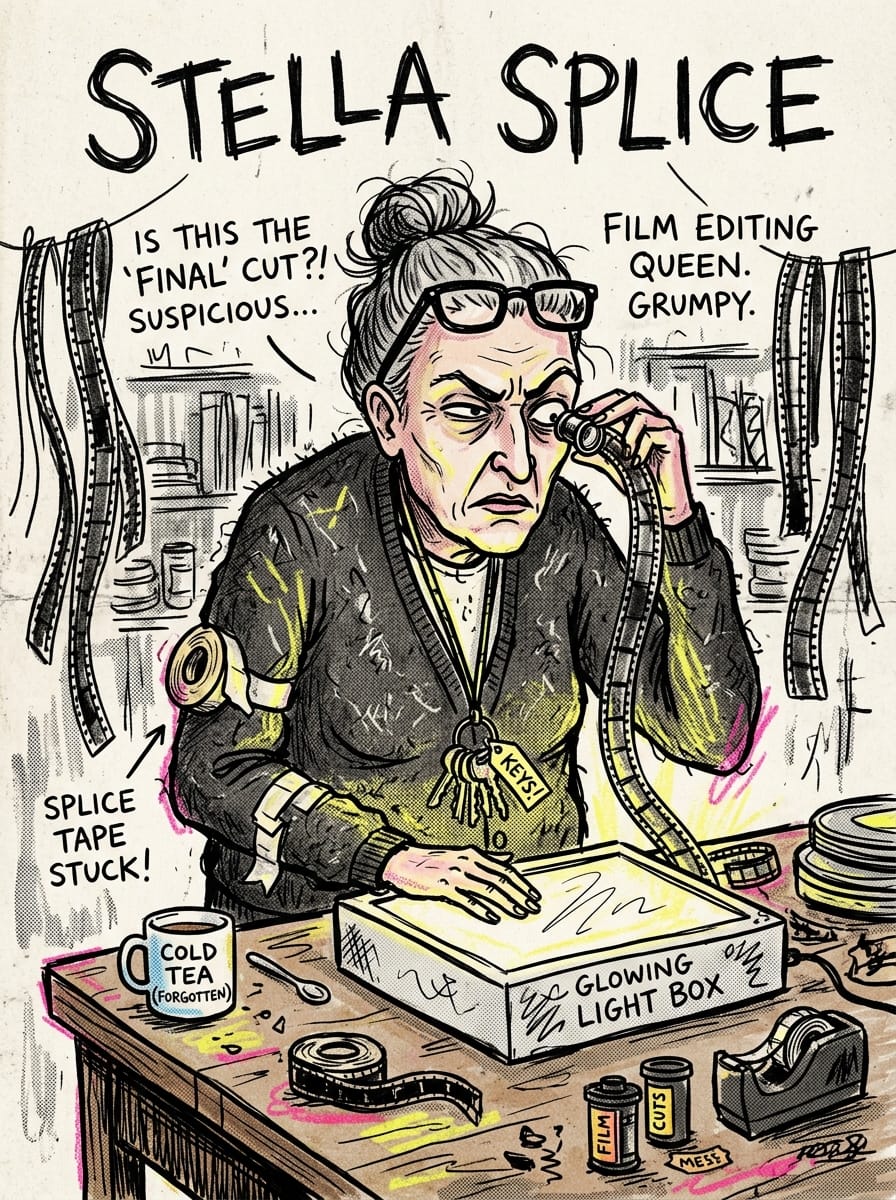 Stella Splice, the Trailer Trash teardowns writer, in the signature scrawled zine style